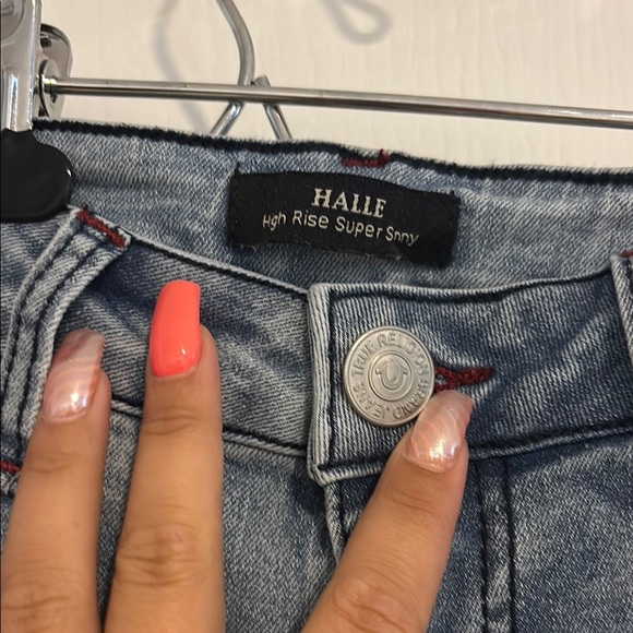 True Religion “Halle High Rise Super Skinny” Woman Jean Size 27 - Picture 5 of 7